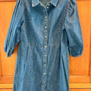 GAP Blue Denim Dress